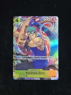 Roronoa Zoro (SR) OP15-113 Alt Art One Piece TCG Adventure on Kami's Island NM - Image 1