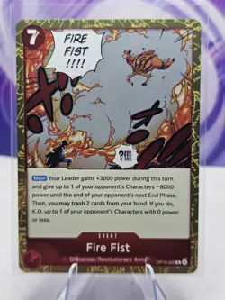 One Piece Fire Fist OP15-020 Adventure on Kami's Island Foil NM - Image 1