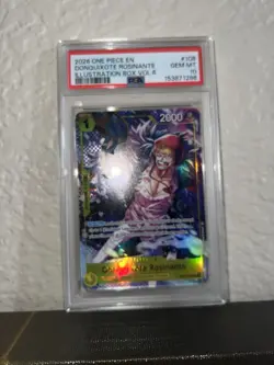 One Piece Illustration Box Vol. 6 Donquixote Rosinante OP12-108 PSA GEM MT 10 - Image 1
