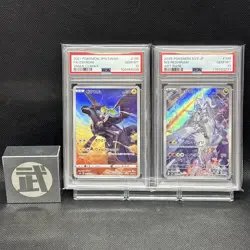 PSA10 Pokemon Card Zekrom CHR & N’s Reshiram AR 2 Card Set - Image 1
