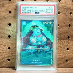 PSA10 One Piece Premium Card Collection Bandai Fest 23-24 Promo Jinbe P-030 - Image 1