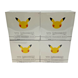 Lot of (4) Pokemon TCG Celebrations Elite Trainer Boxes SEALED ETB NEW - Image 1