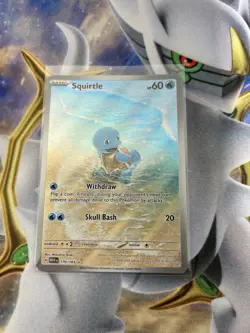 Pokemon Squirtle 170/165 Illustration Rare Full Art Holo Scarlet & Violet 151 - Image 4