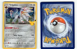 SOLGALEO 021/025 HOLO RARE CELEBRATIONS POKEMON HOLO NM - Image 1
