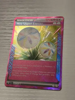 Pokemon TCG Neo Upper Energy 162/162 SV05 Temporal Forces ACE SPEC Rare Holo - Image 2