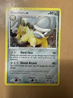 2007 Pokemon Shieldon DP08 Diamond and Pearl Holo MP - Image 4
