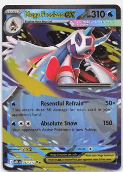 Mega Froslass ex 047/217 Double Rare ME: Ascended Heroes Pokemon Near Mint - Image 1