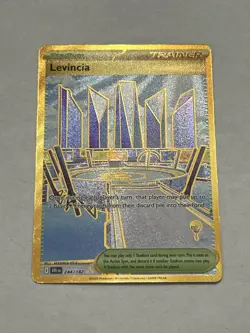 Pokemon Sv10: Destined Rivals Levincia 244/182 Hyper Rare Full Art Holo - Image 1