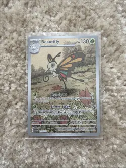 Pokemon Beautifly #219/217 English Ascended Heroes Illustration Rare Full Art - Image 1