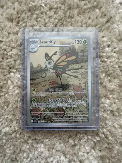 Pokemon Beautifly #219/217 English Ascended Heroes Illustration Rare Full Art - Image 3