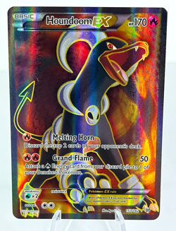 Houndoom EX 153/162 - XY Breakthrough - Full Art - Pokemon - LP - Image 1