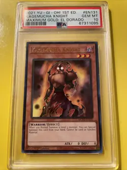YuGiOh KAGEMUCHA KNIGHT #MGED-EN131 🔥PSA 10 GEM MINT🔥1st EDITION-2021 RARE - Image 2
