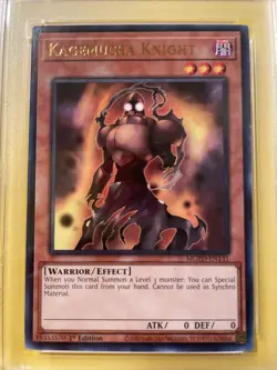 YuGiOh KAGEMUCHA KNIGHT #MGED-EN131 🔥PSA 10 GEM MINT🔥1st EDITION-2021 RARE - Image 3