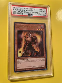 YuGiOh KAGEMUCHA KNIGHT #MGED-EN131 🔥PSA 10 GEM MINT🔥1st EDITION-2021 RARE - Image 5