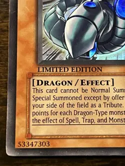 Yugioh Blue-Eyes Shining Dragon Limited Edition Super Rare MOV-EN001 - Image 4