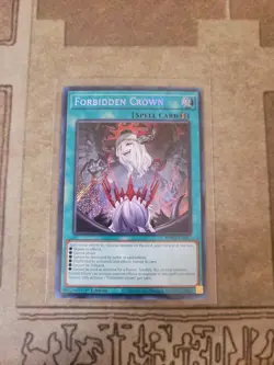 YUGIOH FORBIDDEN CROWN BPRO-EN067 SECRET 1ST ED NM - Image 1