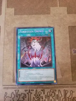 YUGIOH FORBIDDEN CROWN BPRO-EN067 SECRET 1ST ED NM - Image 2