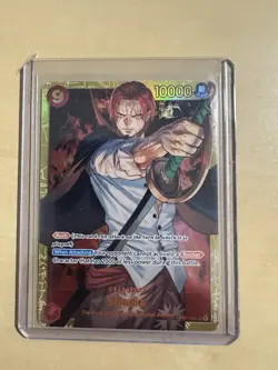2024 One Piece The Best Shanks Secret Rare #OP01-120 SEC EN - Image 1