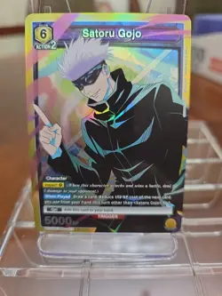 Satoru Gojo [SR] UE03BT/JJK-1-012 Jujutsu Kaisen Vol.1 Union Arena Holo Foil - Image 1