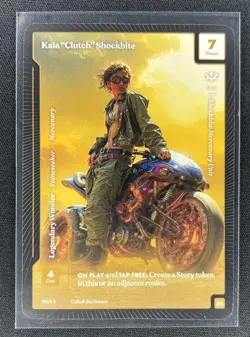 Wonders of The First Kaia "Clutch" Shockbite Mythic Paper Call of the Stones JD - Image 1