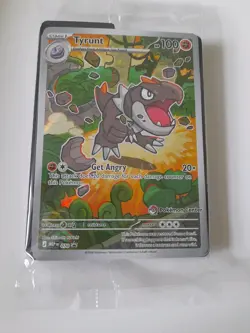 Tyrunt 070 SEALED Pokemon Center Stamp Black Star Promo & Non Stamped Variant - Image 3