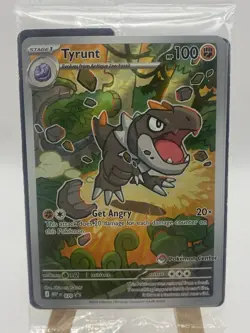 Pokemon Perfect Order Pokemon Center Exclusive Tyrunt 070 Stamped Promo SEALED - Image 2
