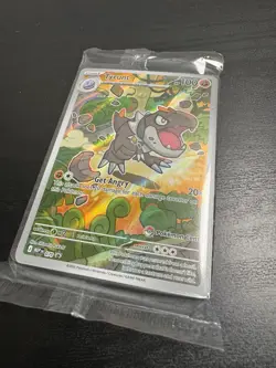 Pokemon TCG Tyrunt 070 Black Star Promo Pokemon Center Stamped SEALED - Image 2