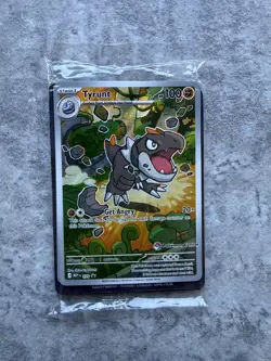 **SEALED** Tyrunt Pokemon Card Pokemon Center STAMPED PROMO MEP070 - Image 1