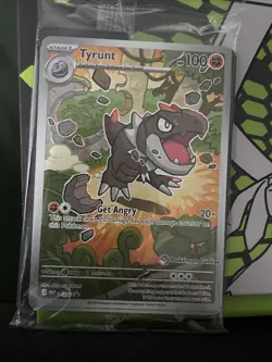 Pokemon TCG Tyrunt Perfect Order Card Pokemon Center Promo Sealed - Image 1
