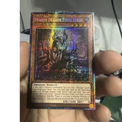 Primite Dragon Ether Beryl Yu-Gi-Oh! TCG Effect Holo Card Konami - Image 1