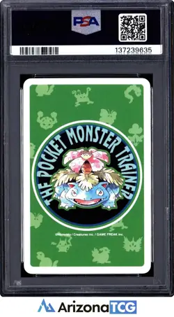 Pokemon 1996 Articuno 144A 4 Of Hearts Green Playing Card Japanese GEM MT PSA 10 - Image 2