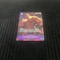 Charlotte Katakuri Alt Art OP11-067 A Fist of Divine Speed Foil One Piece Card - Image 2