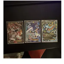 Groudon EX, Kyogre EX, Mega Charizard EX Foil Pokemon Cards Lot - 3 - Image 1