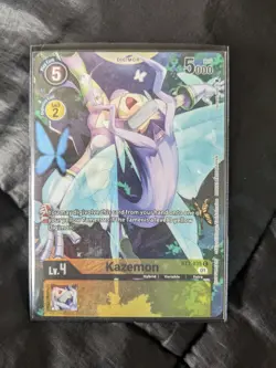 Digimon Card Game - PB-12E 2nd Anniversary Set - BT7-035 - Kazemon Alt Art - Image 1