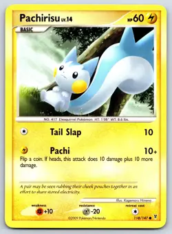 Pachirisu - Platinum Supreme Victors 118/147 Pokemon Card LP - Image 1