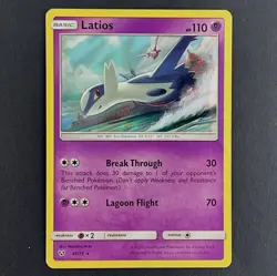 Latios 41/73 Pokemon Card Shining Legends Holo Rare 2017 Sun & Moon LP - Image 4