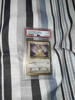Pokemon Meowth TCG Jungle Promo Card 56/64 Gold Border PSA 6 - Image 1