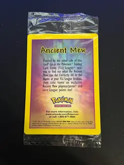Pokemon TCG. Ancient Mew Holo Card 2000 Movie Promo, Original SEALED. - Image 2