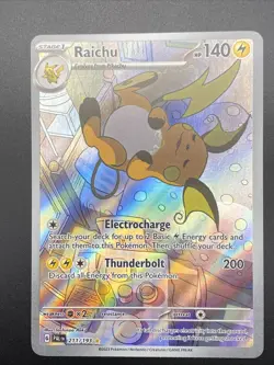 Sleeping Raichu Paldea Evolved 211/193 Pokemon Card Holo NM - Image 1
