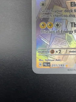 Sleeping Raichu Paldea Evolved 211/193 Pokemon Card Holo NM - Image 4