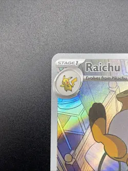 Sleeping Raichu Paldea Evolved 211/193 Pokemon Card Holo NM - Image 5