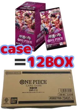 ONE PIECE Card Game Japanese OP-11 A FIST OF DIVINE SPEED Case (12 Booster Box) - Image 1