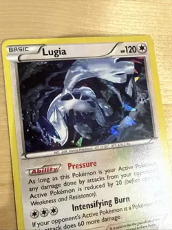 Pokemon Lugia 78/124 Fates Collide Exclusive Cracked Ice Holo Basic Card English - Image 2