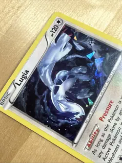 Pokemon Lugia 78/124 Fates Collide Exclusive Cracked Ice Holo Basic Card English - Image 3