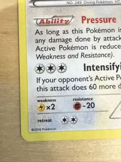 Pokemon Lugia 78/124 Fates Collide Exclusive Cracked Ice Holo Basic Card English - Image 4