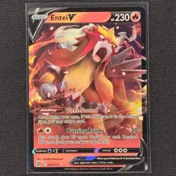 Entei V - 022/172 - Ultra Rare - Brilliant Stars - Pokemon Card - MP - Image 1