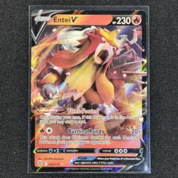 Entei V - 022/172 - Ultra Rare - Brilliant Stars - Pokemon Card - MP - Image 2