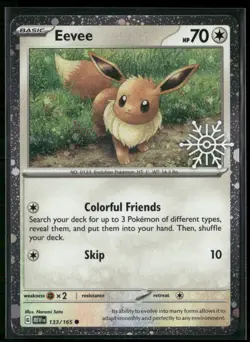 Eevee (Holiday Calendar) Miscellaneous Cards & Products 133/165 Holo NM - Image 1