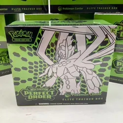Lot of (10) Pokemon Center Mega Evolution Perfect Order PC Elite Trainer Boxes - Image 2