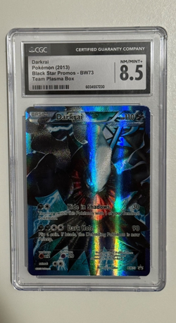 Darkrai (Team Plasma) BW73 Black & White Full Art Promo Pokemon 2013 CGC 8.5 - Image 1